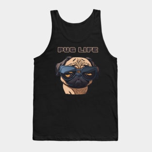 Pug Life - Cool pug with Shades Tank Top